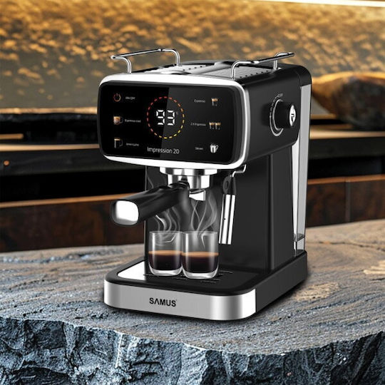 Samus Impression 20 Espressor Manual 1350W Presiune 20bar Negru