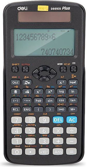 Deli Calculator Scientific in Black Color 1pcs