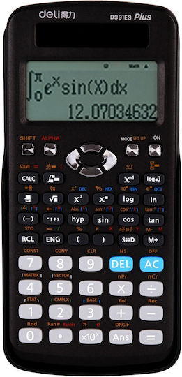 Deli Calculator Scientific in Black Color 1pcs