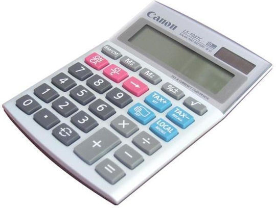 Canon LS-103TC Calculator 10 Cifre în Culoarea Argintiu 1buc