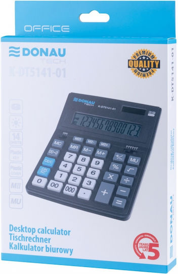 Donau Calculator în Culoarea Negru 1buc