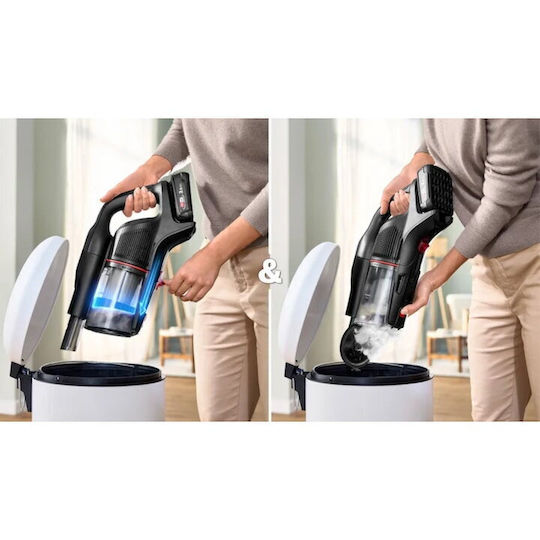 Bosch Unlimited 9 Wiederaufladbar Stielstaubsauger 18V Schwarz