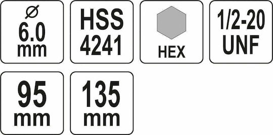 Yato Ποτηροπρίονο HSS με Διάμετρο 10mm 130gr