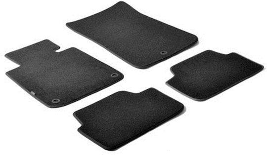 Lampa Set of Front and Rear Mats 4pcs for BMW Series 1 Black