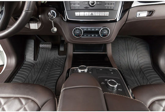 Auto Gs Set of Front and Rear Mats 4pcs for Opel Insignia Black