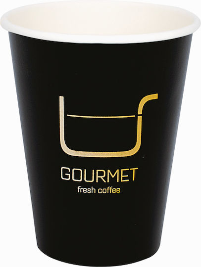 HOMie 1002106 Disposable Cup Plastic Black 360ml 50pcs