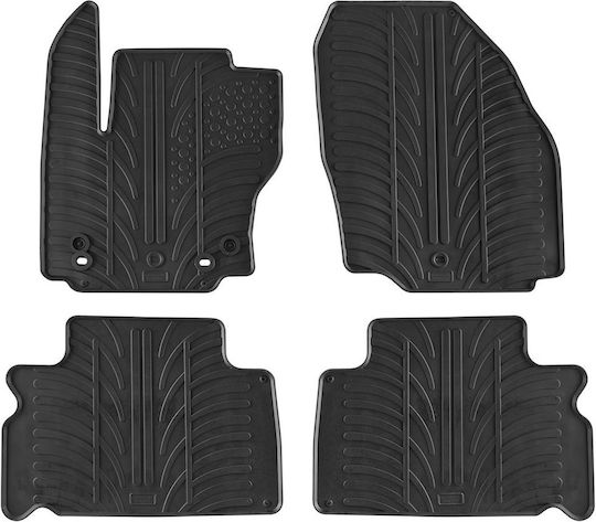 Gledring Set of Front and Rear Mats 4pcs for Ford Galaxy 2006-2011 Black