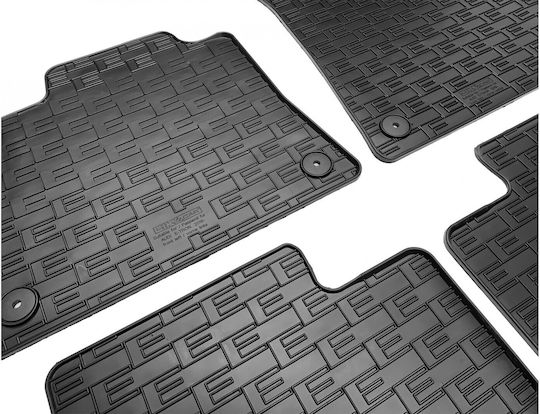 Cik Set of Front and Rear Mats 4pcs for Audi e-tron 2019+ Black