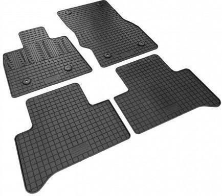 Cik Set of Front and Rear Mats 4pcs for Alfa Romeo Stelvio 2017+ Black