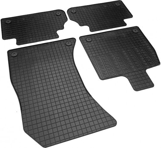 Cik Set of Front and Rear Mats 4pcs for Audi Q5 2017+ Black