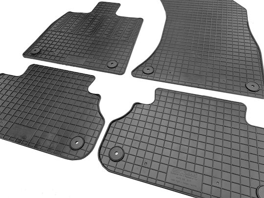 Cik Set of Front and Rear Mats 4pcs for Audi Q5 2017+ Black