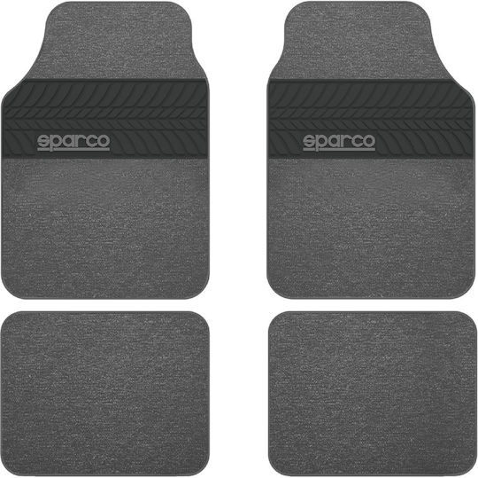 Sparco Σετ Μπροστινά και Πίσω Πατάκια Universal 4τμχ Γκρι