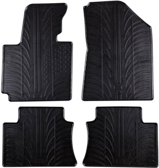 Gledring Set of Front and Rear Mats 4pcs for Kia Soul 2014 Black