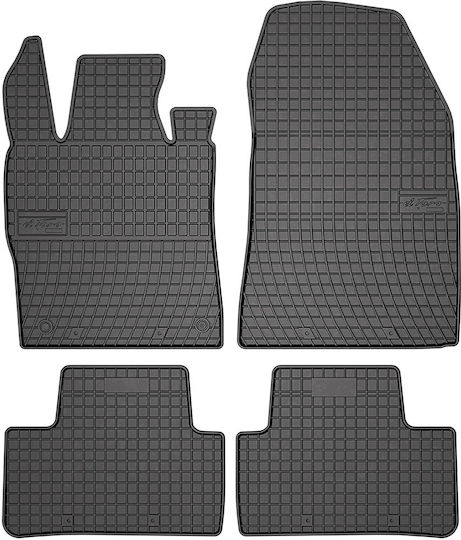 Frogum Σετ Μπροστινά και Πίσω Πατάκια 4τμχ για Peugeot 308 Opel Astra Citroen DS4 2021+ Μαύρα