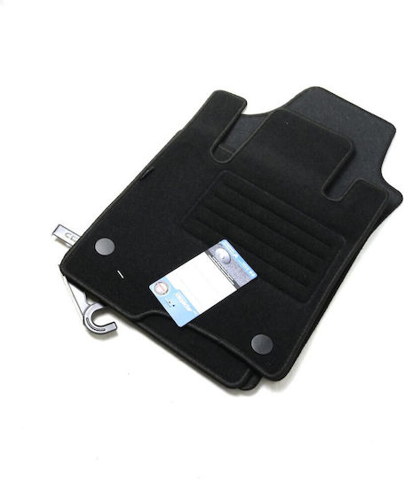Petex Set of Front and Rear Mats 4pcs for Fiat Panda 2015 Black