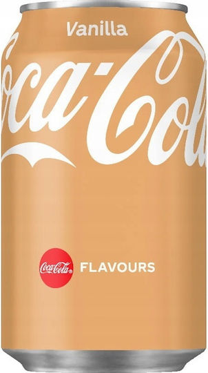 Coca-Cola Cola Vanilla με Ανθρακικό σε Κουτί 330ml