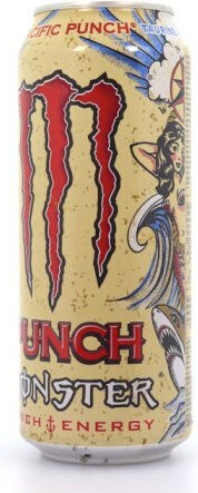 Monster Punch Energy Drink Pacific με Ανθρακικό σε Κουτί 500ml
