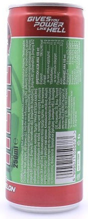 Hell Strong Energy Drink Watermelon με Ανθρακικό σε Κουτί 250ml