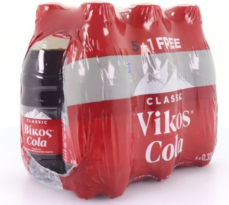 Βίκος Cola με Ανθρακικό σε Μπουκάλι 6x330ml