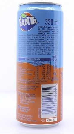 Fanta Albastru Suc de portocale Fără carbonatare în Cutie 330ml