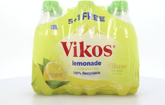 Vikos Лимонада с Газировка в Бутилка 6x330мл