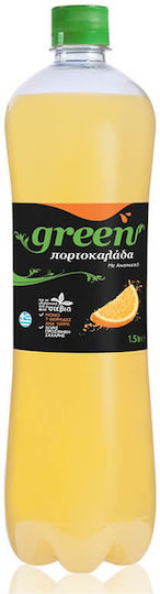 Green Cola Orange Juice with Carbonation in Bottle 1500ml
