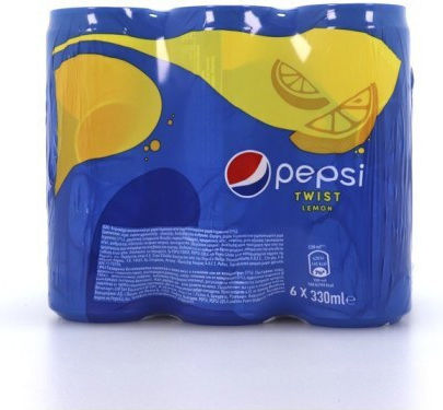 Pepsi Twist Cola με Ανθρακικό σε Κουτί 6x330ml