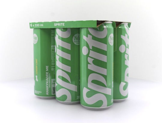 Sprite Γκαζόζα Lemon Lime με Ανθρακικό σε Κουτί 6x330ml