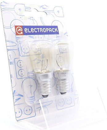 Electropack Хладилна лампичка 15W 2бр