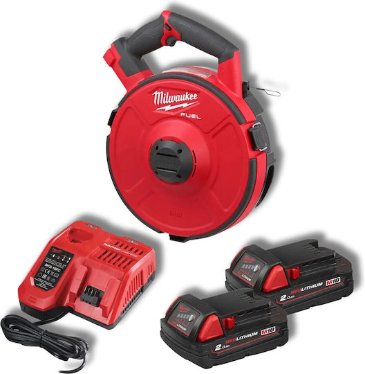 Milwaukee M18 FPFT-202 36m ST Κιτ Ηλεκτρική Ατσαλίνα Μπαταρίας Λιθίου 18V 2x2Ah