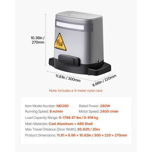 Vevor Set Garage Door Motor