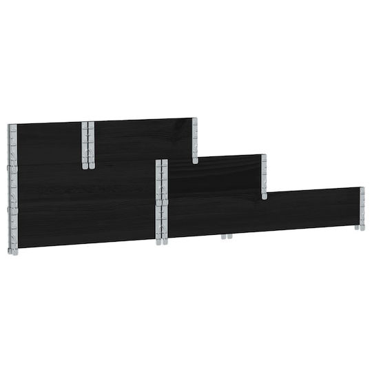 vidaXL Garden Fencing Material 1pcs Black