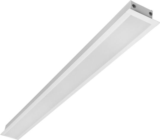 KT Lighting Commercial Linear Recessed LED Ceiling Light 13.6W Warm White 58cm