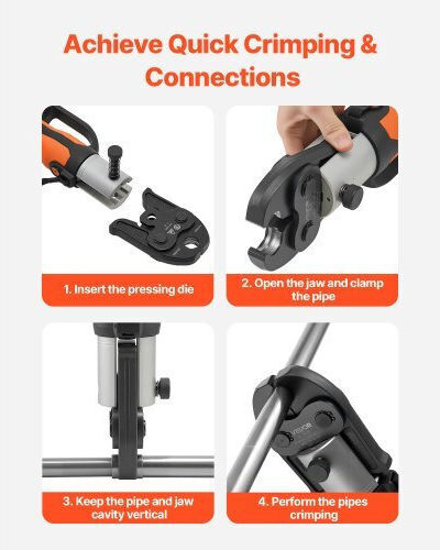 Vevor V22 Pressing Jaw 22mm Press Jaw Suitable For V-Type Stainless Steel Pipes