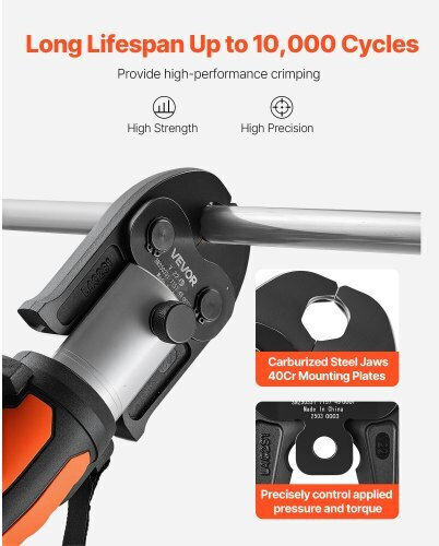 Vevor V22 Pressing Jaw 22mm Press Jaw Suitable For V-Type Stainless Steel Pipes