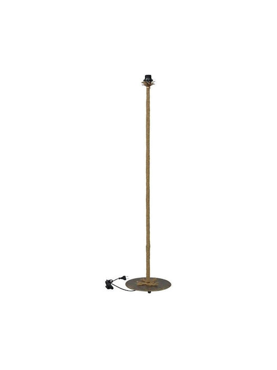 Heronia FLB-03 Rope Φωτιστικό Δαπέδου Υ120εκ. Μπρούτζινο