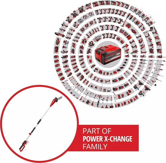 Einhell GC-LC 18 Telescopic Battery Pole Saw 18V Solo Total Length 112.5cm And Blade 20cm