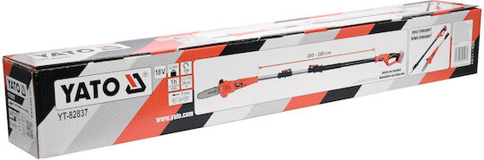 Yato YT-82837 Pile De Ferăstrău Divizibil Cu Baterie Solo Lungime Totală 280cm Și Lungimea Lamei 20cm