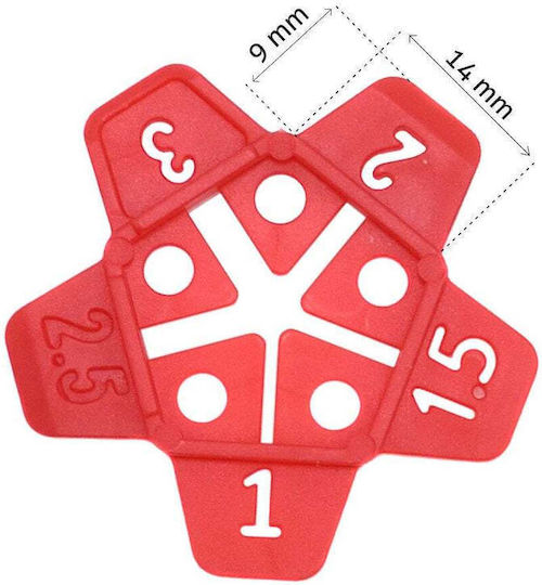 Geko Cross Tile Spacer 1mm 100pcs