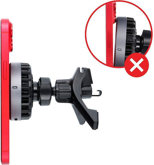 Forcell Auto Handyhalterung mit Magnet Schwarz