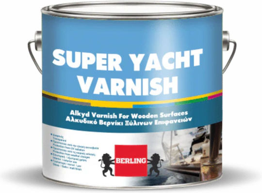 Berling Super Yacht Varnish Surface Varnish Solvent Based Colorless Matte 750ml