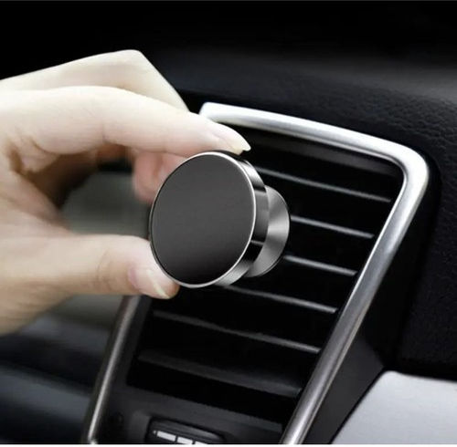 Suport Telefon Auto Idealstore Inel Magnetic Ajustare Unghi Rotire 360 Grade Suport Flexibil Stabil Ușor de Instalare Design Modern Elegant Oțel Inoxidabil Negru