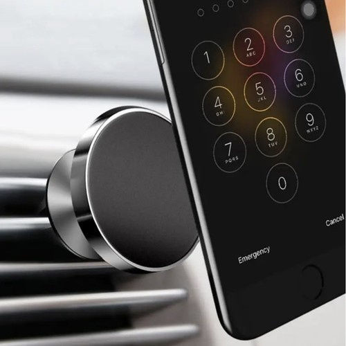 Suport Telefon Auto Idealstore Inel Magnetic Ajustare Unghi Rotire 360 Grade Suport Flexibil Stabil Ușor de Instalare Design Modern Elegant Oțel Inoxidabil Negru