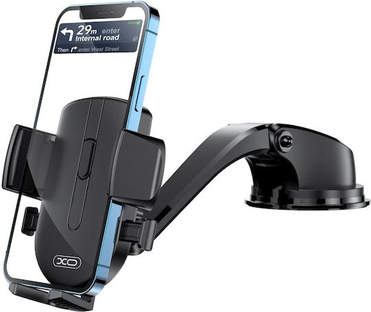 Suport Telefon Auto Idealstore Model Universal Orice Tip Telefon Fabricat din Plastic Premium Negru
