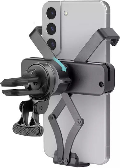 SBS Gravity Lock Suport Auto pentru Telefon cu cârlige reglabile Neagră