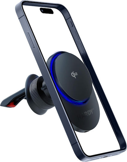 3MK Hardy Car Mobile Mount with Magnet and Wireless Charging MagSafe Black
