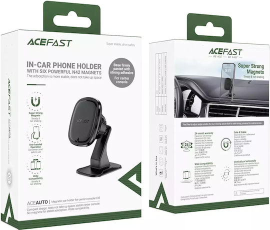 Acefast Suport Auto pentru Telefon cu magnet Neagră