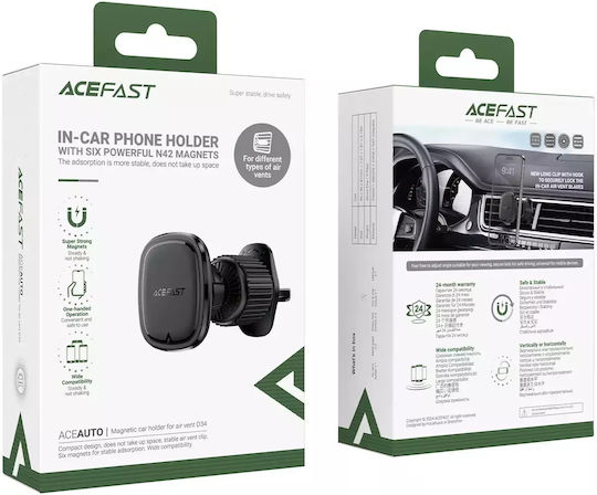 Acefast Car Mobile Mount with Magnet Black