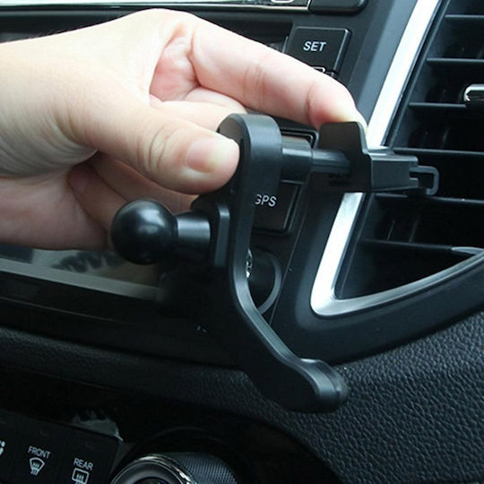 Car Mobile Mount with Adjustable Hooks Yellow