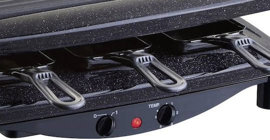 Steba RC 2.1 Tabletop Grătar Electric Raclette Placă Striată 1450W cu Termostat Reglabil 26bucx26buccm
